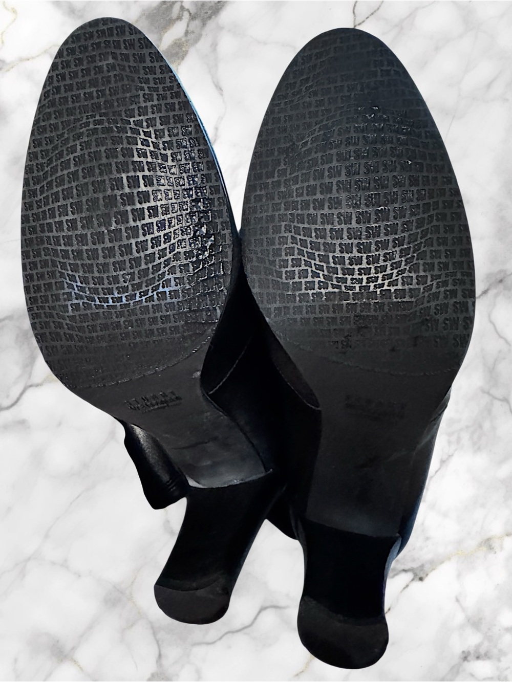 Stuart Weitzman Highland Black Plonge Stretch Leather Over-the-Knee Boots Sz 8.5 - Picture 13 of 13